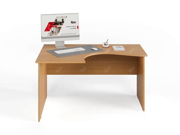 ЛАЙТ / LIGHT RLG005-14x11L Угловой стол 140x100x75 Бук - Вид 2