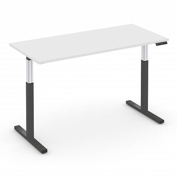 Стол электроподъемный "MOVE UP" MV.SE-4.7 Антрацит металл / Белый Бриллиант - Вид 2