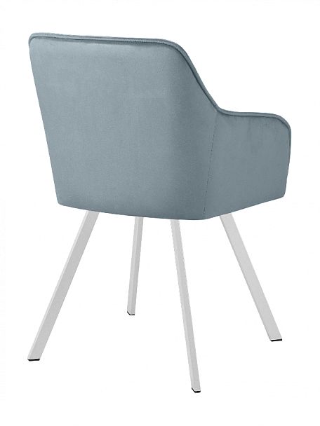 Комплект кресел поворотных Мони, Confetti dusty blue/белый, 3 шт. - Вид 5