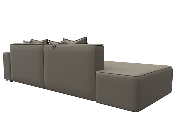 Диван угловой Лига-079 угол правый Экокожа бежевый - Вид 5