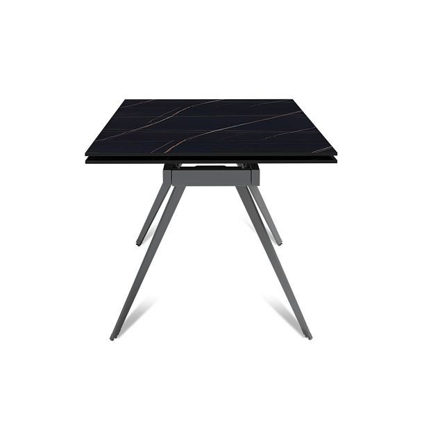 Стол раскладной Rhein (160+40+40), керамика матовая Black gold - Вид 3