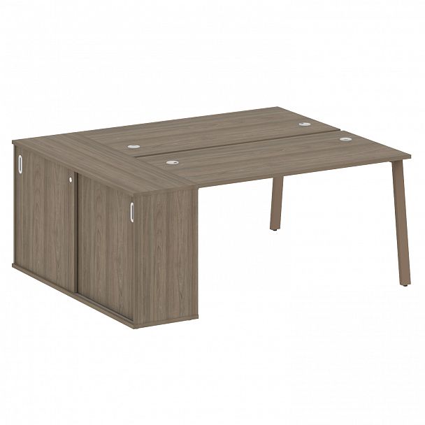 Рабочая станция "Metal System" БА.РС-СШК-1.3 вяз/мокко - Вид 1