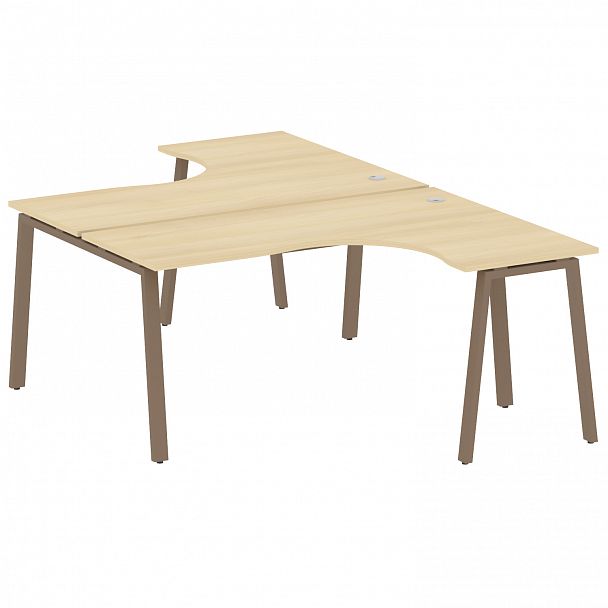 Рабочая станция "Metal System" БА.РАС-СА-2.4 акация/мокко - Вид 1