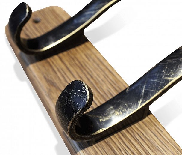 Вешалка Sheffilton SHT-WH20 браш. коричневый/черный зол.патина - Вид 4