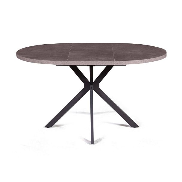 Стол круглый Vegas раздвижной (100+40) камень темный - Вид 2