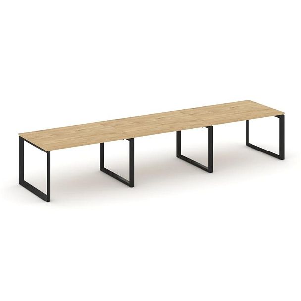 Style Project Next Стол переговорный SN-59O.SPRG-021.3 Тиквуд Светлый/Металл Черный 2940*980*750 - Вид 1