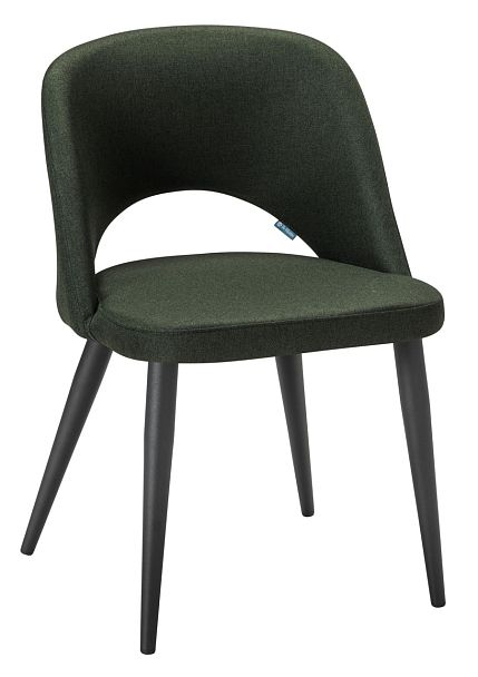 Стул Lars тёмно-зелёный/черный - Вид 1