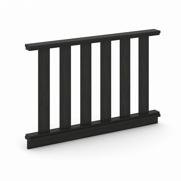 Барьер для зала суда "KODEX" KD.BZ-13 Суар Темный - Вид 1