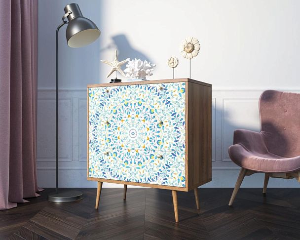 Комод Berber три ящика 46 принт арт BB40/Print_46 - Вид 3