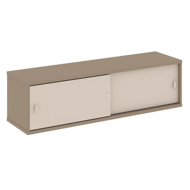 Estetica Надставка на две тумбы низкая ES.NN-2.1 Латте/Капучино 1500*410*410 - Вид 1