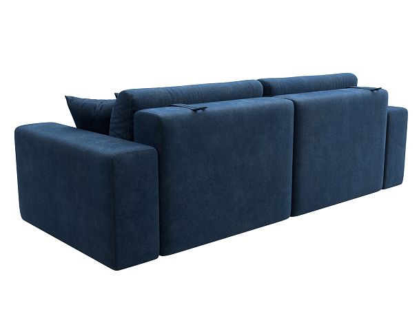 Диван прямой Лига-036 НПБ Классик Велюр синий - Вид 6