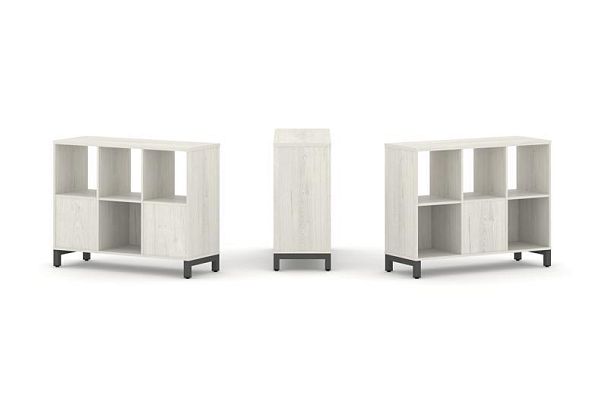 Стайл Проджект Набор стеллажа 2-х сторон., 2 яр. SN.NSD-231 Дуб Наварра/Металл Антрацит 1121*400*881 - Вид 1