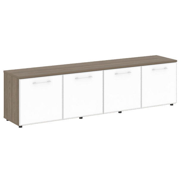 Yalta Тумба модульная LT.TS-4.6 white Вяз/Стекло white 2188*450*580 - Вид 1