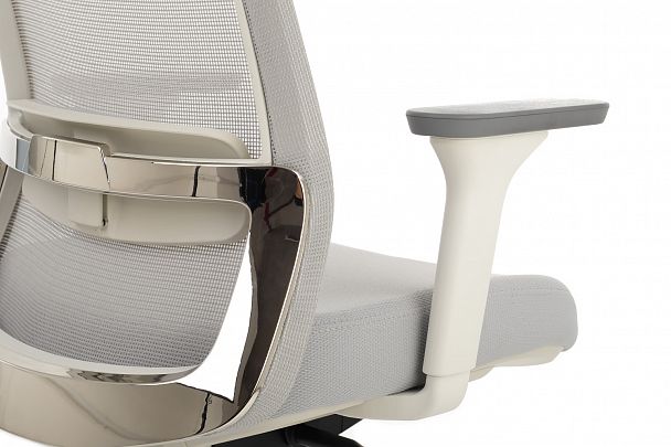Кресло "RV DESIGN" WORK W-218C светло-серый - Вид 11