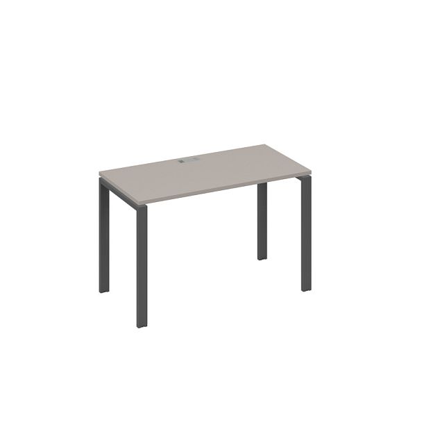Стол письменный на металлокаркасе UNO A4 А4 Б1 003 БП мокко премиум / металлокаркас антрацит - Вид 1