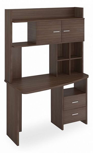 Стол компьютерный Домино Lite СКЛ-Крл120+НКЛХ-120 Шамони левый - Вид 1