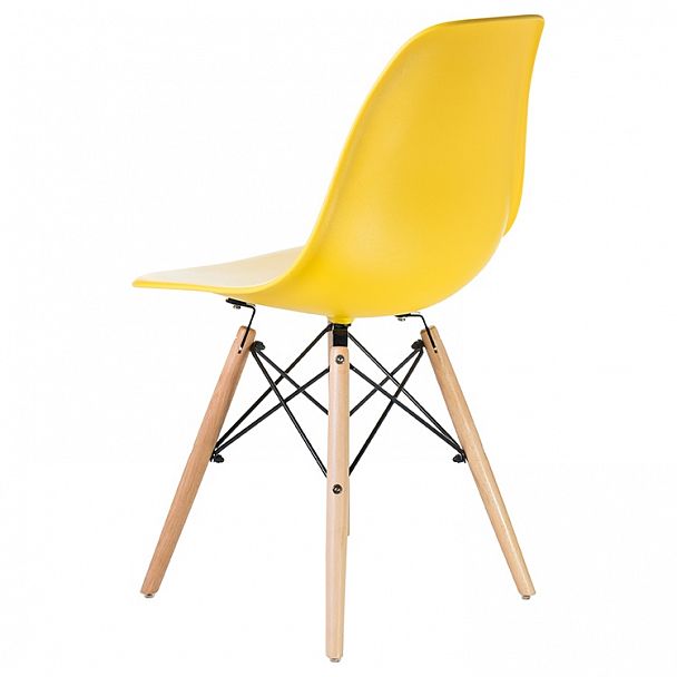 Стул обеденный LMZL-PP623 (ножки светлый бук, цвет сиденья жёлтый) - Вид 2