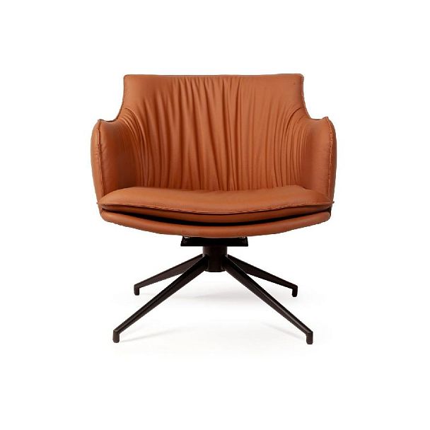 Лаунж кресло Sofia, иск.кожа терракот - Вид 3