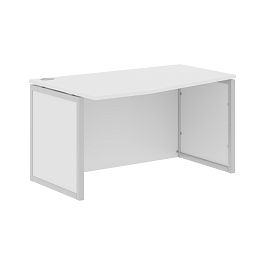 Стол эргономичный XQPCT 149H(L) Белый/Алюминий 1400х900х750 XTEN-QP - Фото предпросмотра