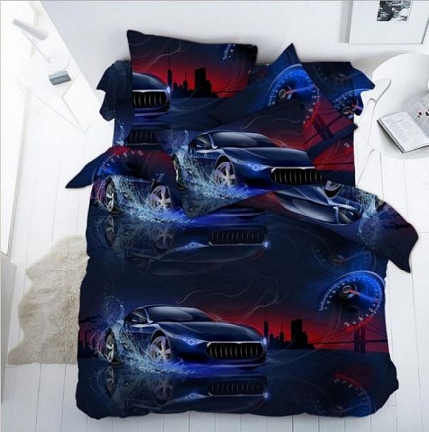 Постельное белье полутораспальное Форсаж - Вид 1