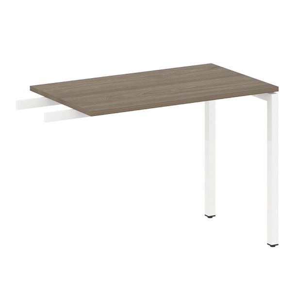 Metal System Quattro Приставной элемент на П-образном м/к 40БП.ПР-3 Вяз/Белый металл 1000*600*750 - Вид 1