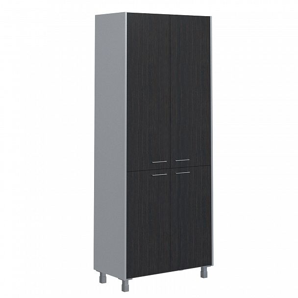 Шкаф "Offix new" OHC 87.3 дуб сонома/металлик - Вид 2