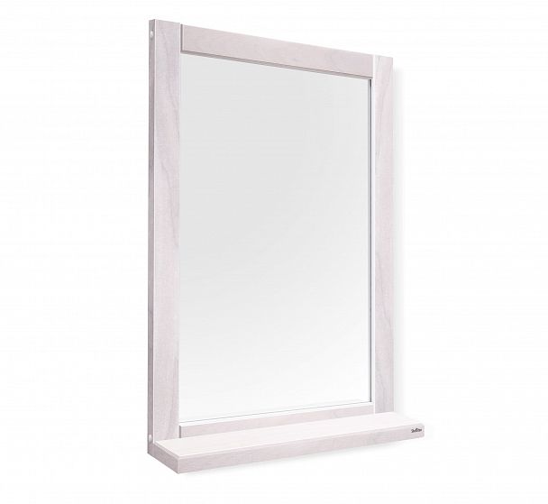 Зеркало с полкой Sheffilton Альберо SHT-М2 беленый - Вид 1