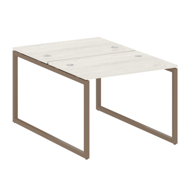 Metal System Quattro Р. ст. на О-образном м/к 40БО.РАС-СП-2.1 Дуб наварра/Мокко металл 1000*1475*750 - Вид 1