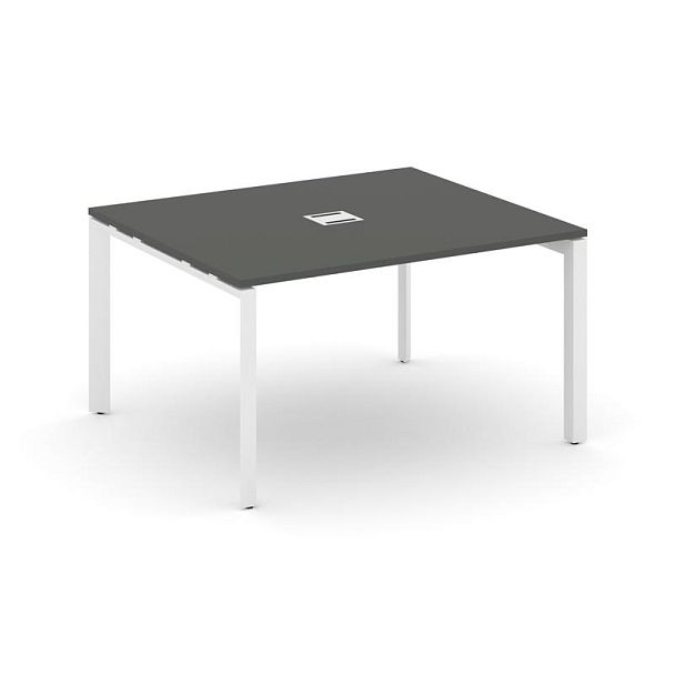 Style Project Next Стол переговорный SN-59P.SPRG-032 Антрацит/Металл Белый 1180*1180*750 - Вид 1