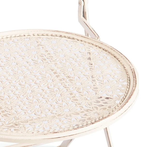 Стул Лав Чаир/Love Chair (PL08-11140), стальной сплав, античный белый - Вид 8
