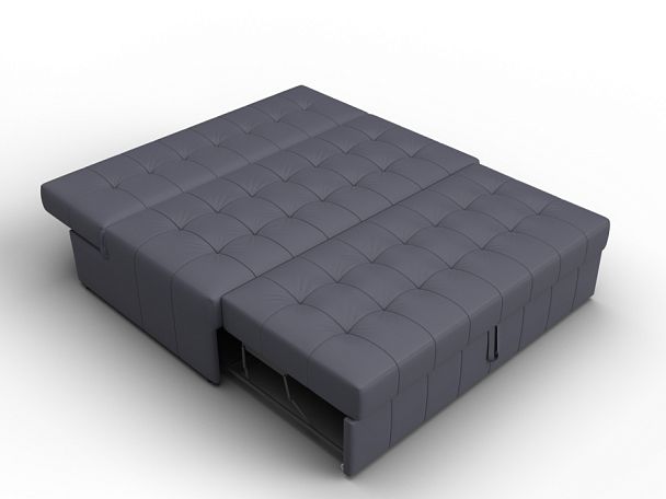 Диван прямой Лига-107 (140) Экокожа серый - Вид 8