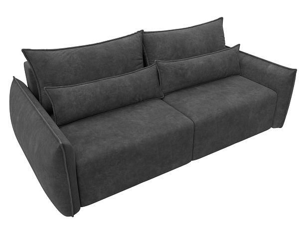 Диван прямой Лига-051 НПБ Велюр серый - Вид 6