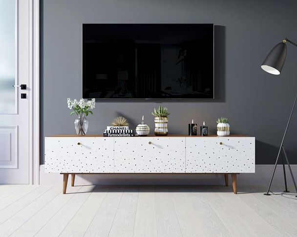 Комод Berber с ящиками низкий под TV принт 15 арт BB19/Print_15 - Вид 4