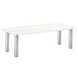 Yalta Стол переговорный M-LT.SP-2 Снежная патина/Нерж. сталь 2400*1200*750 - Фото предпросмотра