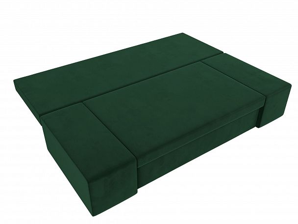 Диван прямой Сан Марко (полностью велюр зеленый) - Вид 7