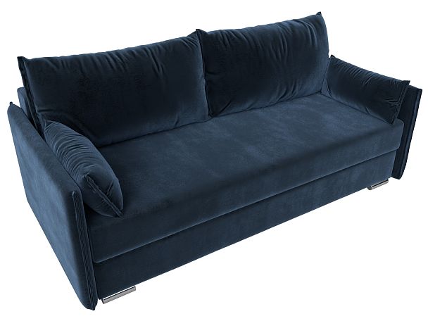 Диван прямой Сайгон Велюр синий - Вид 5