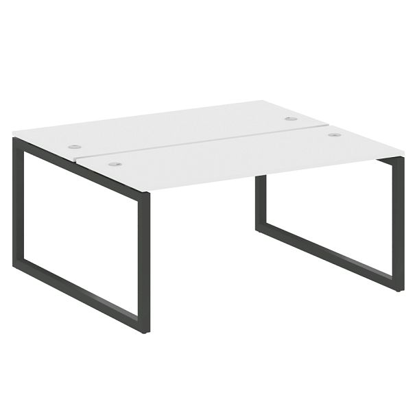 Metal System Quattro Р. ст. на О-образном м/к 50БО.РАС-СП-2.4 Белый/Антрацит металл 1600*1475*750 - Вид 1