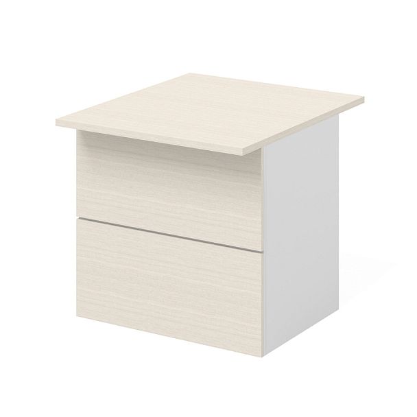 Модуль стойки-ресепшн прямой низкий "Торонто"  ПК-ТРН-СКР80Х93/Н-В1-876 дуб альпийский - Вид 1