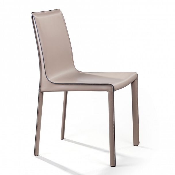 Стул Barrie, кожа капучино - Вид 4