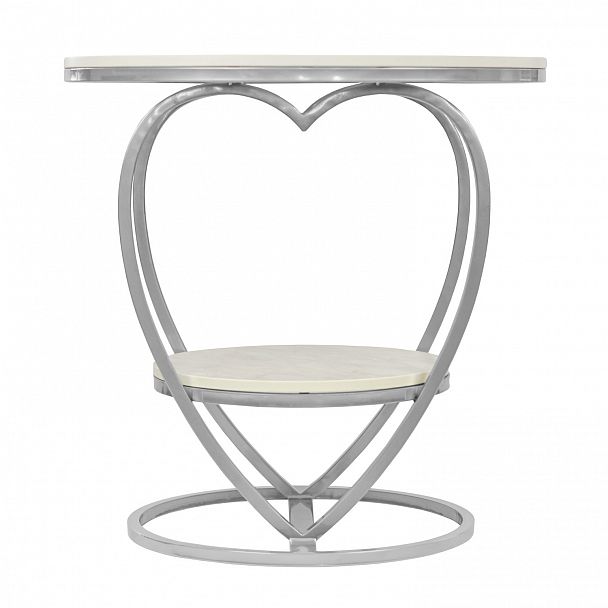 Стол Valentine, Мрамор билбао, серебро - Вид 3