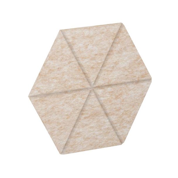 AcustiX Настенная панель шестигранная (6 лучей) VE.NP-6G6LU-100 Крем-брюле 200*173*12
(сторона 100мм - Вид 1