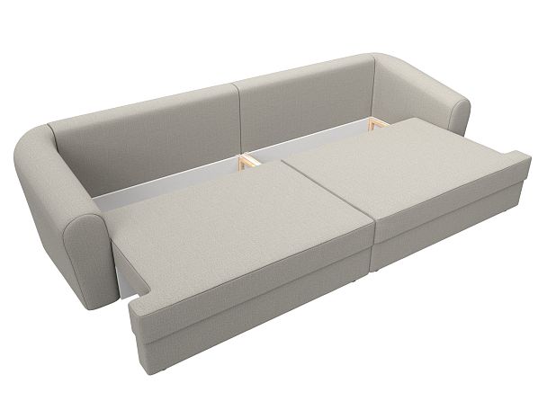 Диван прямой Милтон Рогожка бежевый - Вид 8