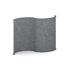 AcustiX Напольная S-образная перегородка VE.NSP-1400 Морская Галька 1990*460*1400 - Фото предпросмотра