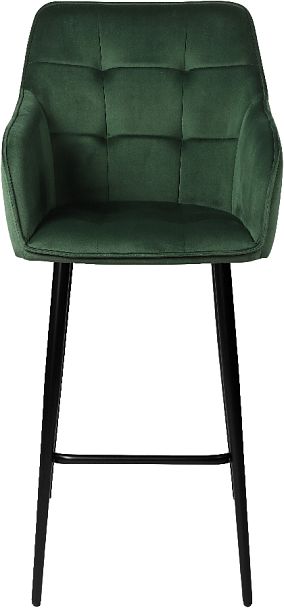 Комплект барных поворотных кресел Мони К, Confetti deep forest/черный, 2 шт. - Вид 3