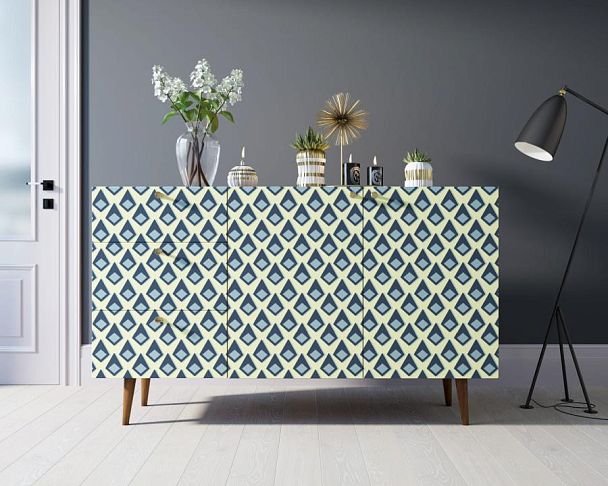 Комод Berber с двумя дверками и ящиками принт 13 арт BB17/Print_13 - Вид 4