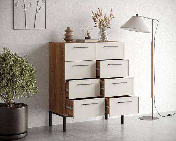 Комод на восемь ящиков Nicole арт NEM20 - Вид 2