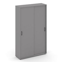 Стайл Проджект Шкаф-купе комбинированный SN.SHK.E-002 Серый Пепел/Черный Ручки 1200*400*1982 - Фото предпросмотра