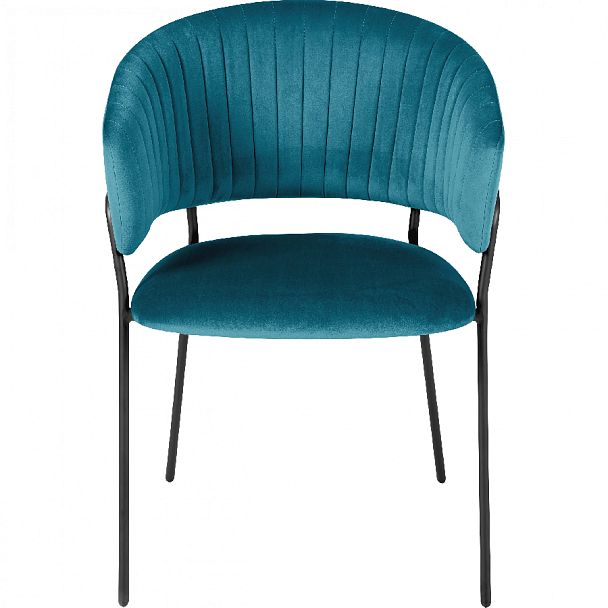 Стул кухонный Даксон изумрудный велюр/черный - Вид 2