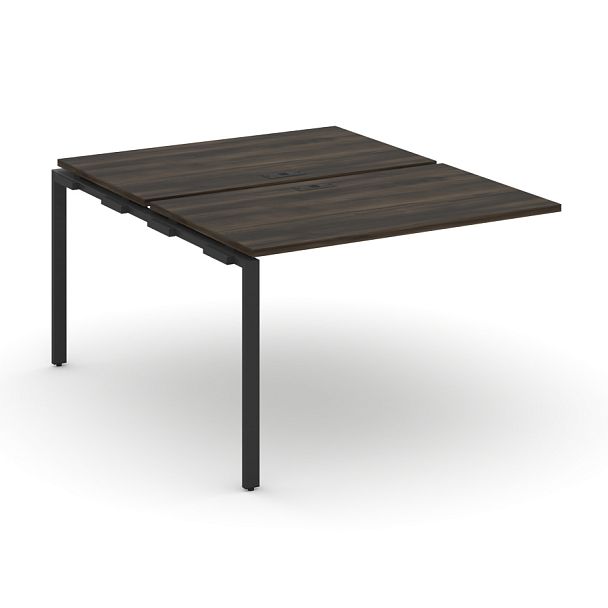 Concept Двойной наборный элемент рабочей станциии CN.DNRS-002 Дуб Мали/Металл Черный 1180*1480*750 - Вид 1