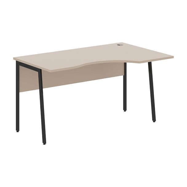 Стол прямой СА-2P(R) Мокачино/Антрацит 1400х900х755 IMAGO PLUS - Вид 1